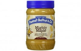 Peanut Butter & Co. Mighty Maple Peanut Butter Blended With Yummy Maple Syrup  Plastic Jar  454 grams